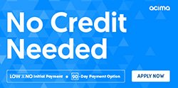 No credit needed. Apply now with Acima.